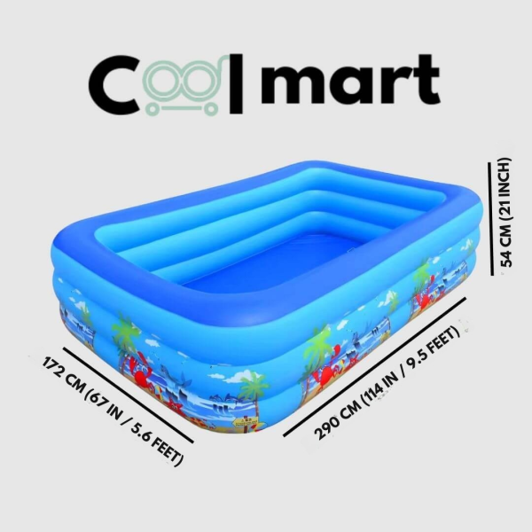9.5-feet-swimming-pool 9.5 feet inflatable swimming pool